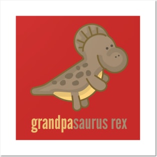 Grandpasaurus Rex T-Shirt Family Dinosaur Shirts Posters and Art